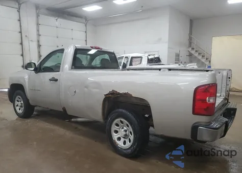 2007 Chevrolet Silverado C1500 Classic из США, поврежденный, VIN 1GCEC14X27Z634572